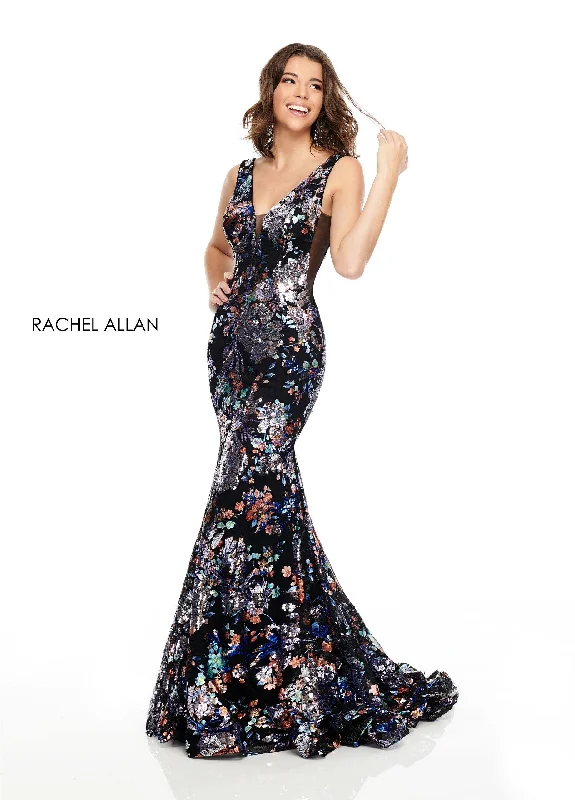 Regal Velvet Gown Rachel Allan Formal Long Prom Dress