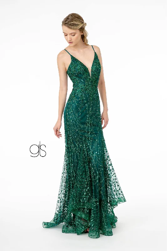 Formal Attire Illusion Deep Long Prom Mermaid Dress