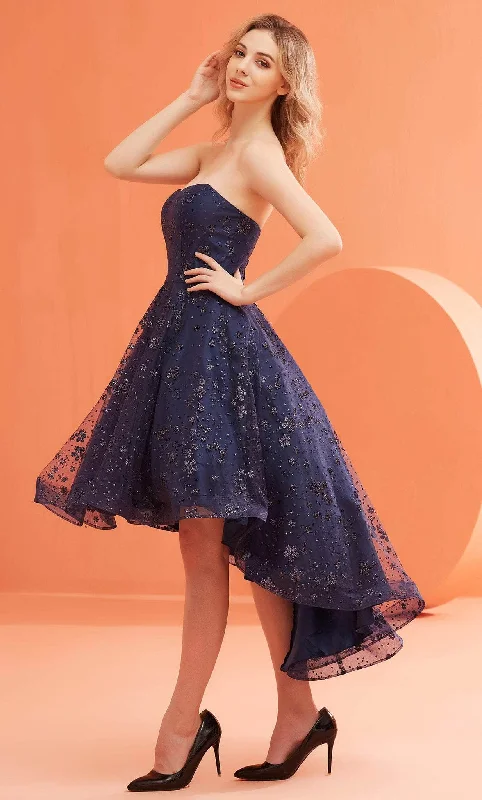 Sequin Gown J'Adore Dresses J22079 - Strapless Sweetheart Prom Dress