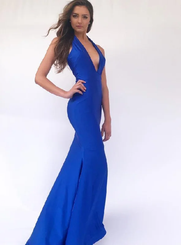 Backless Dress Jessica Angel Long Mermaid Formal Gown 728