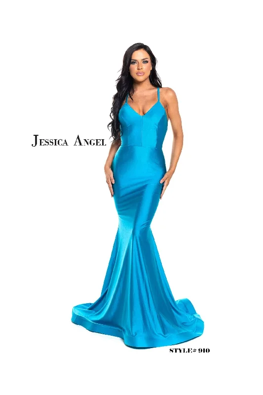 Maxi Formal Dress Jessica Angel Long Formal Fitted Dress 910