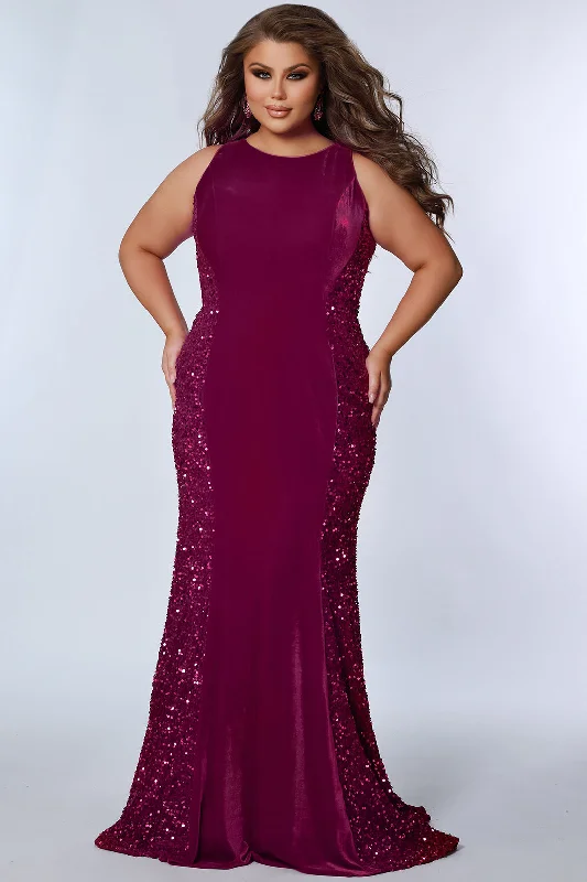 Simple Formal Dress Struts Pageant Gown