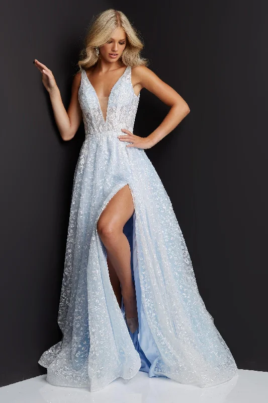 Glamorous Formal Dress Jovani 08421 Embellished Long Prom Dress