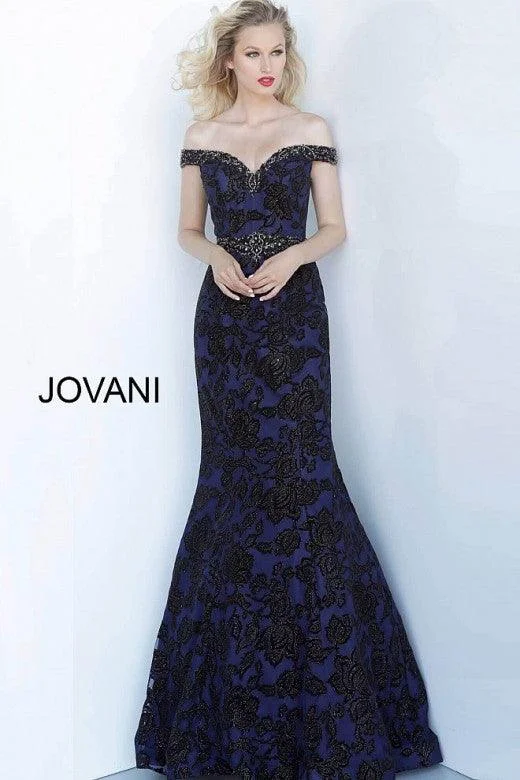 One-Shoulder Gown Jovani 52270 Long Formal Off Shoulder Dress
