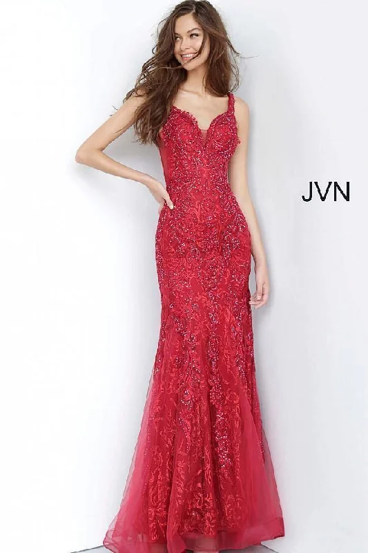 Satin Slip Dress Jovani 02319 Long Mermaid Prom Gown Sale