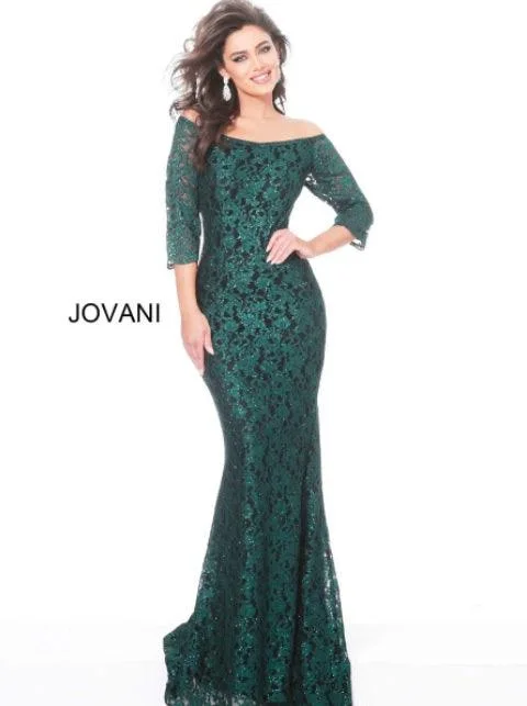 Lush Satin Gown Jovani 03349 Mother of the Bride Long Dress