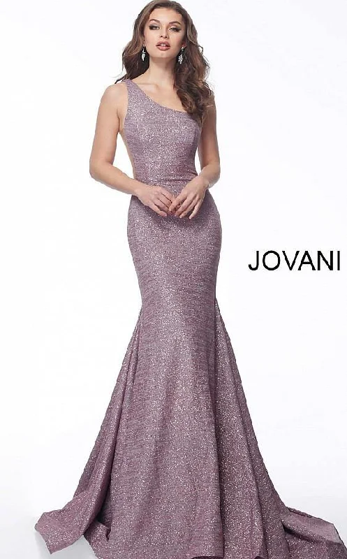 Couture Gown Jovani 67650 Prom Long One Shoulder Mermaid Dress
