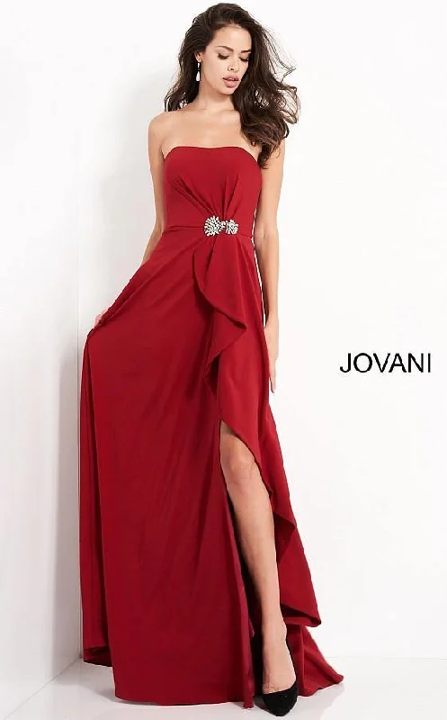 Sparkly Dress Jovani 4517 Prom Long Strapless Evening Dress