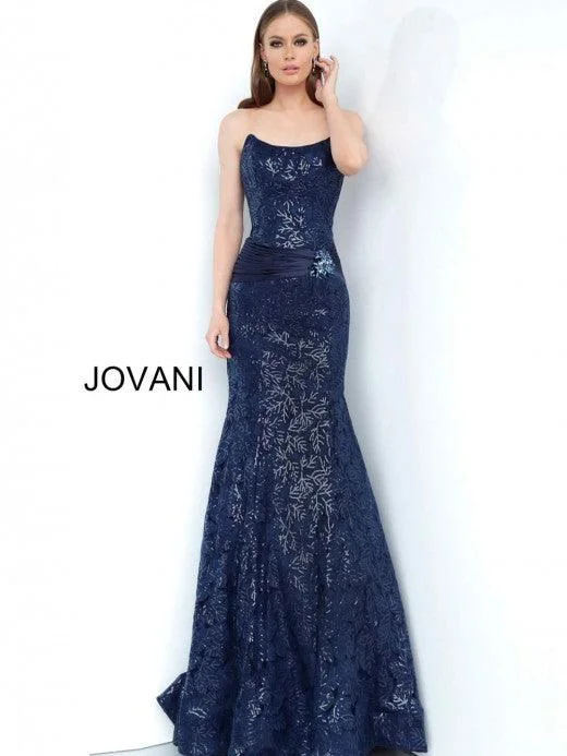 Full Skirt Dress Jovani 62939 Prom Long Strapless Evening Formal Gown