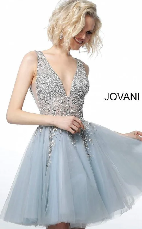 Sophisticated Gown Jovani 1774 Prom Short Sleeveless Homecoming Dress