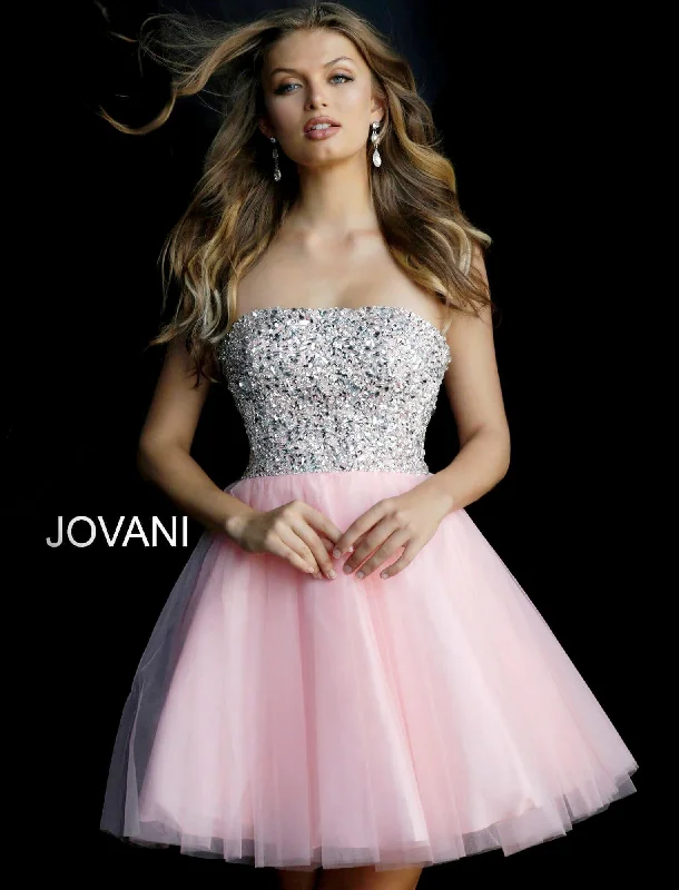 Ruched Gown Jovani Prom Short Strapless Dress Sale