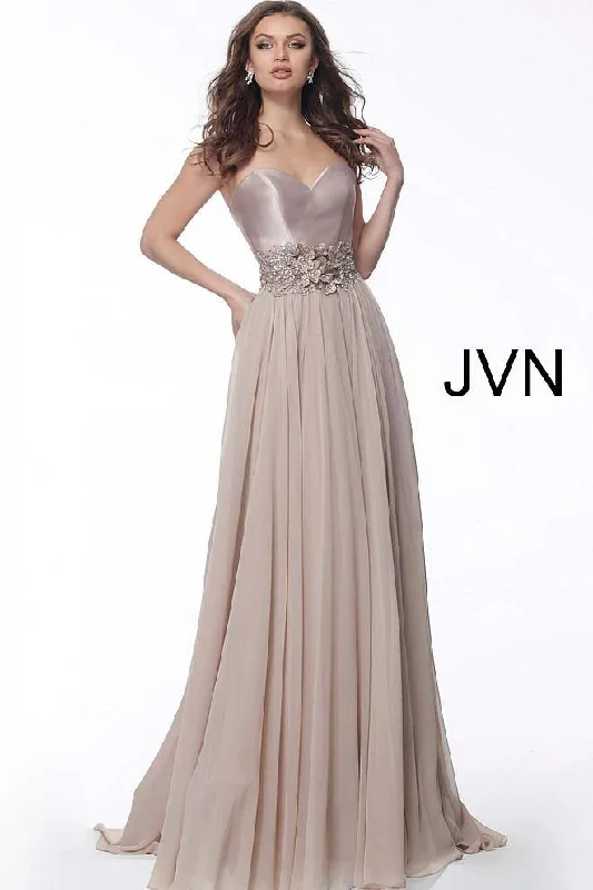 Chic Maxi Dress Jovani 62406 Strapless Long Prom Dress