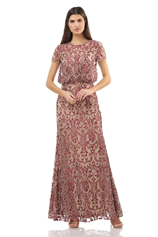 Beaded Evening Dress JS Collections Long Formal Blouson Dress 866967