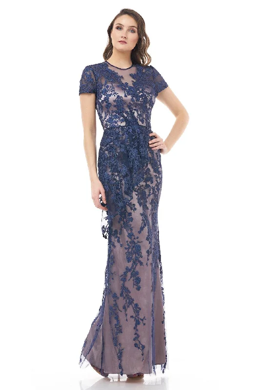 Cocktail Dress JS Collections Long Formal Short Sleeve Dress 866938