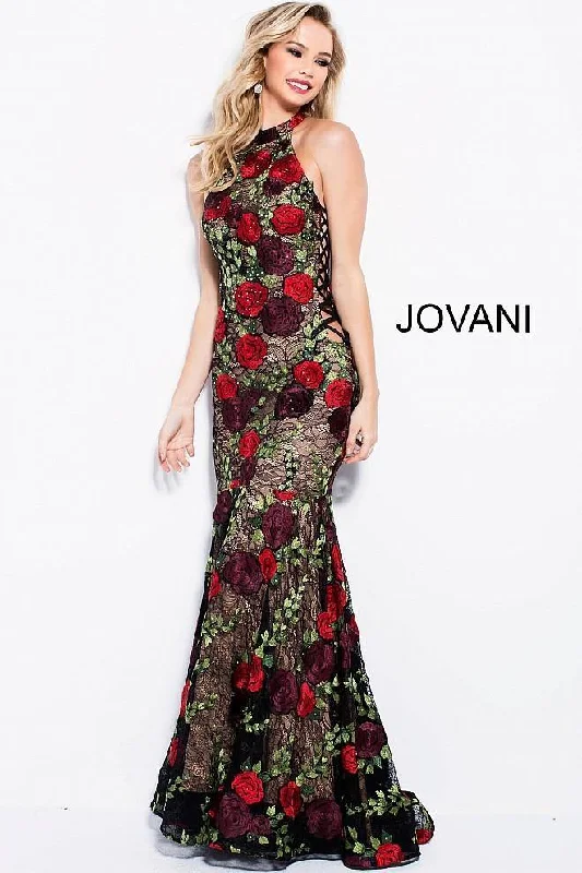 Regal Velvet Gown Jovani 54679 Long Prom Dress