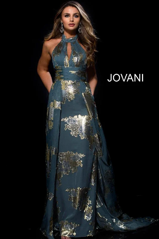 Ruched Velvet Dress Jovani 54852 Prom Long Dress