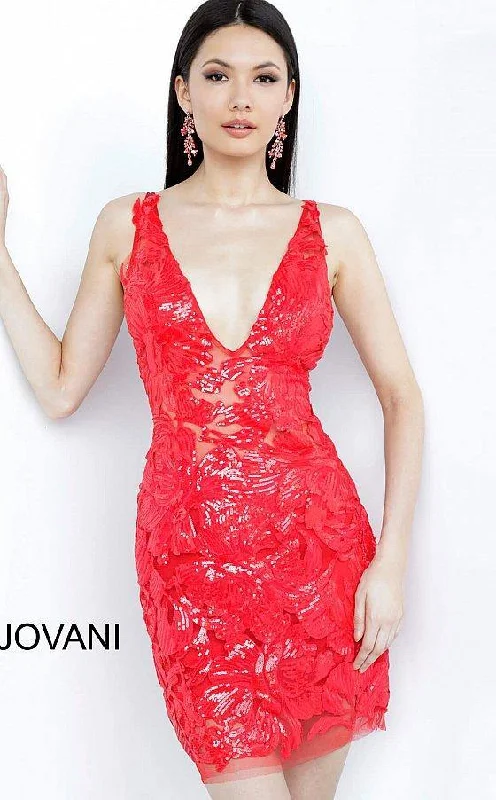 Floor-Length Dress Jovani 4552 Short Cocktail Prom Dress