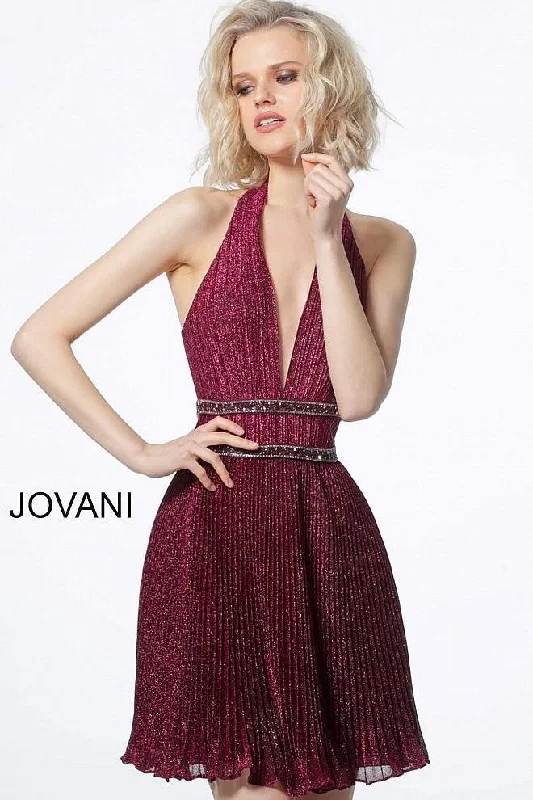 Full Skirt Dress Jovani 2086 Short Homecoming Dress