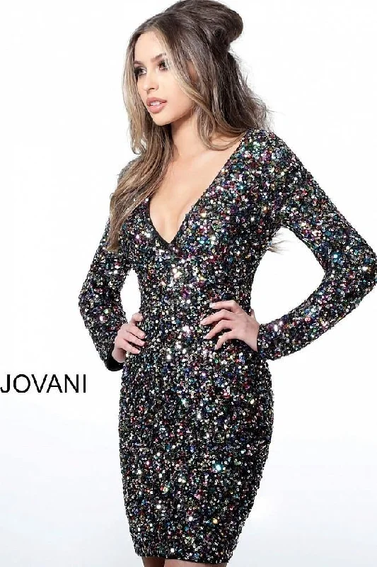 Applique Gown Jovani 1899 Short Prom Dress