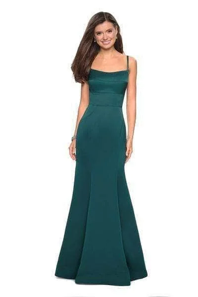 Sophisticated Gown La Femme 27524SC - Scoop Seamed Evening Dress