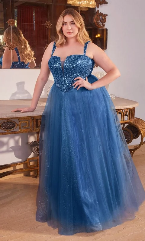 Evening Gown Long Plus-Size Formal Dress Cd0217C by Ladivine