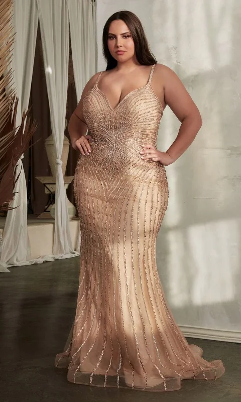 Beaded Dress Formal Long Dress CD845C By Ladivine
