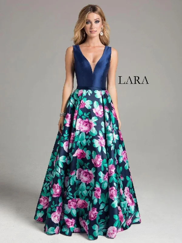 Evening Gown Lara Dresses Sleeveless Long Prom Dress 32826