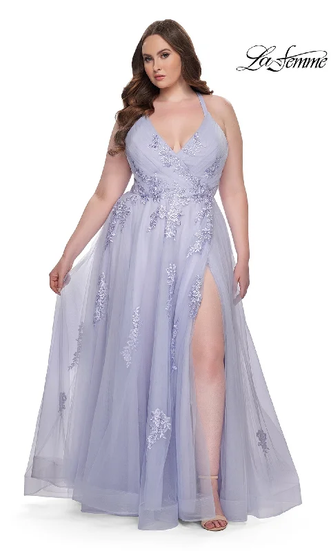 Slit Gown La Femme 29021 Formal Prom Dress