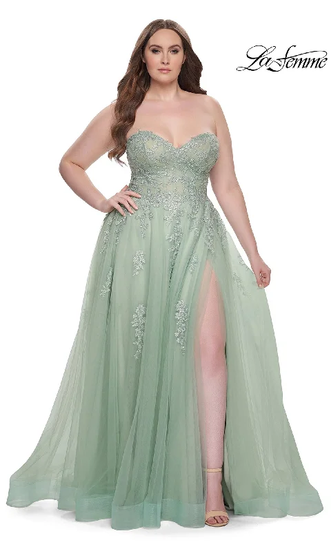 Maxi Formal Dress La Femme 31570 Plus-Size Formal Prom Dress