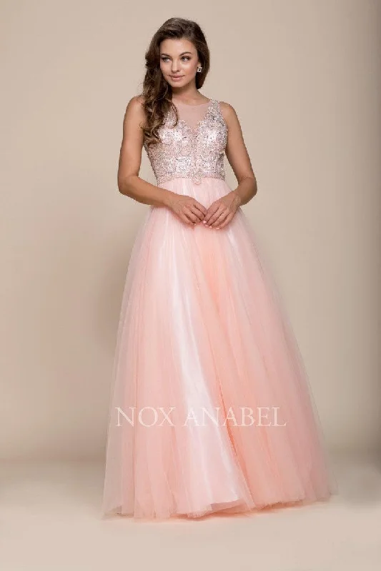 One-Shoulder Gown Long Evening Dress Formal Prom Gown Bashful Pink
