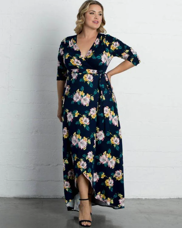 Fashionable Formal Dress Kiyonna Long Formal Maxi Dress