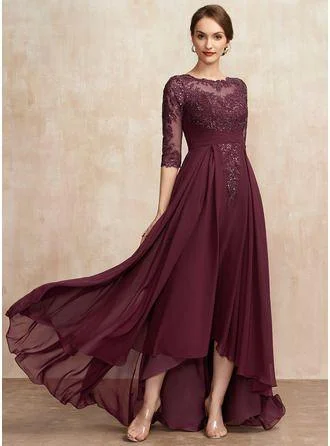 Mermaid Gown A-Line Scoop Neck Long Formal Dress Sale