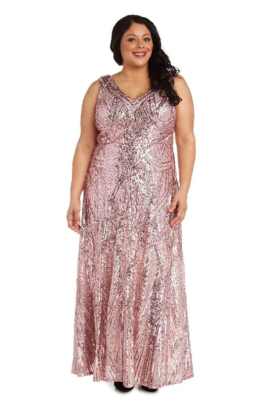 Modest Gown Long Plus Size Sleeveless Dress Sale
