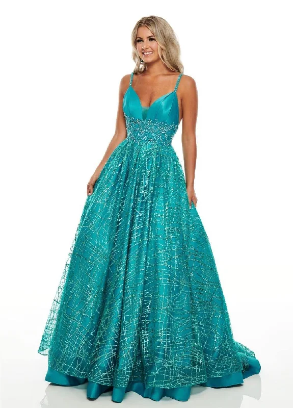 Romantic Evening Gown Rachel Allan Long Prom Dress Ball Gown