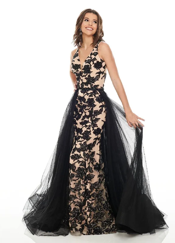 Delicate Lace Dress Rachel Allan Long Prom Dress Evening Gown