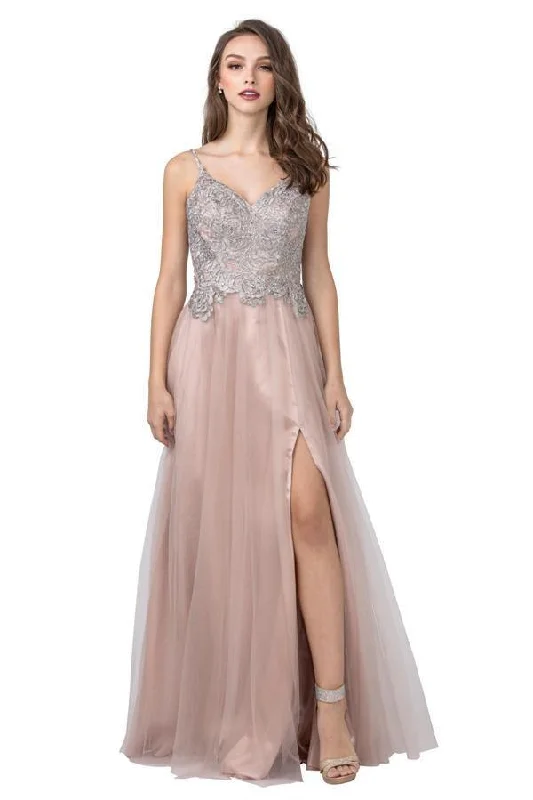 Bow Detail Dress Long Prom Spaghetti Straps Formal Evening Dress