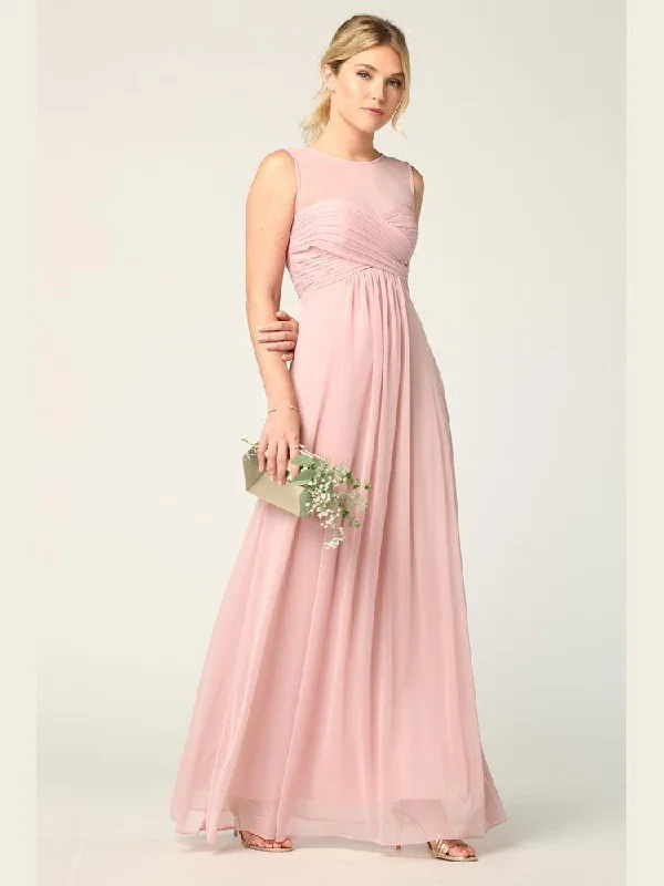 Royal Blue Dress Long Sleeveless Bridesmaids Stretch Dress Sale