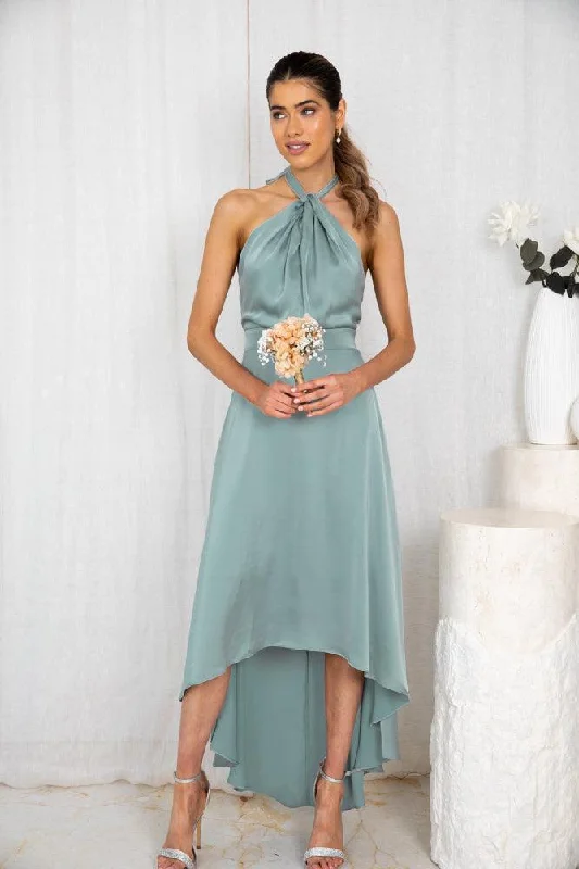 Empire Gown Luvinia Dress - Sage