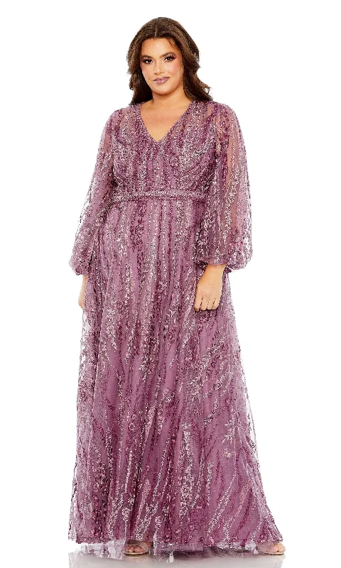 Sweetheart Neckline Dress Mac Duggal Long Plus-Size Formal Dress 20472