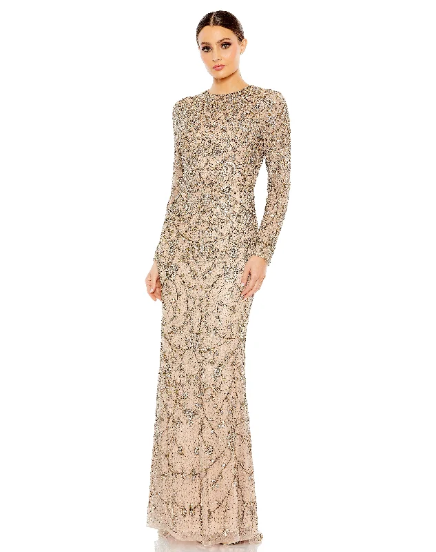 Chic Maxi Dress Mac Duggal 5308 Long Mother of the Bride Dress