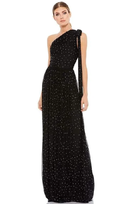 Metallic Formal Dress Mac Duggal 2142 Long Prom Dress