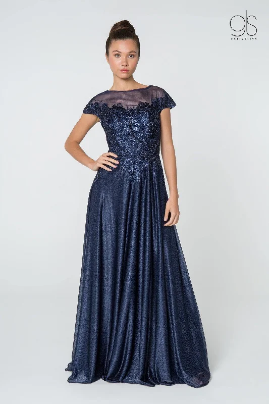 Evening Gown Mother of the Bride Lace Chiffon Dress Formal Sale