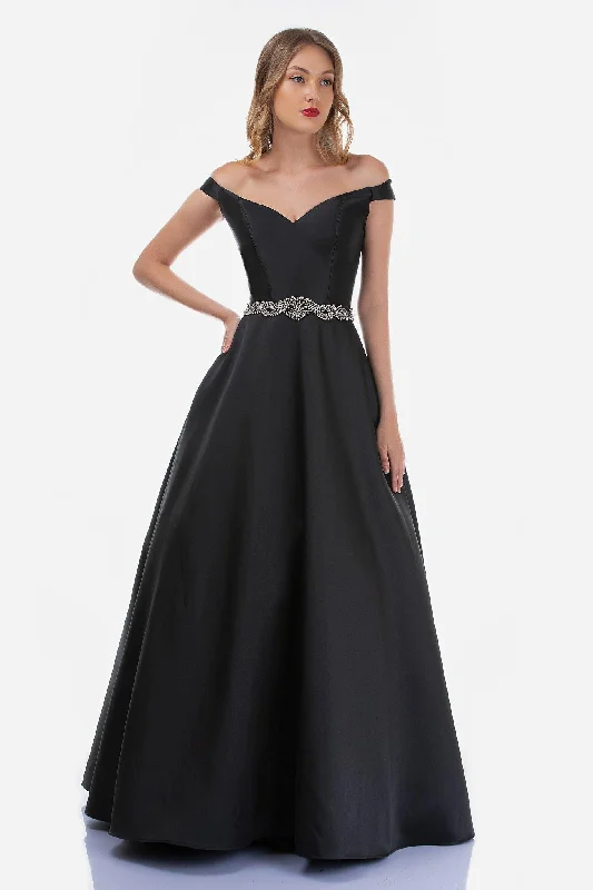 Organza Dress Nina Canacci Prom Long Off Shoulder Ball Gown 2258