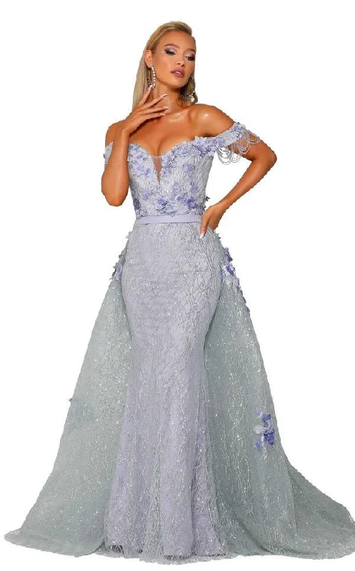 Simple Formal Dress Portia And Scarlett 6001S Long Formal Evening Gown