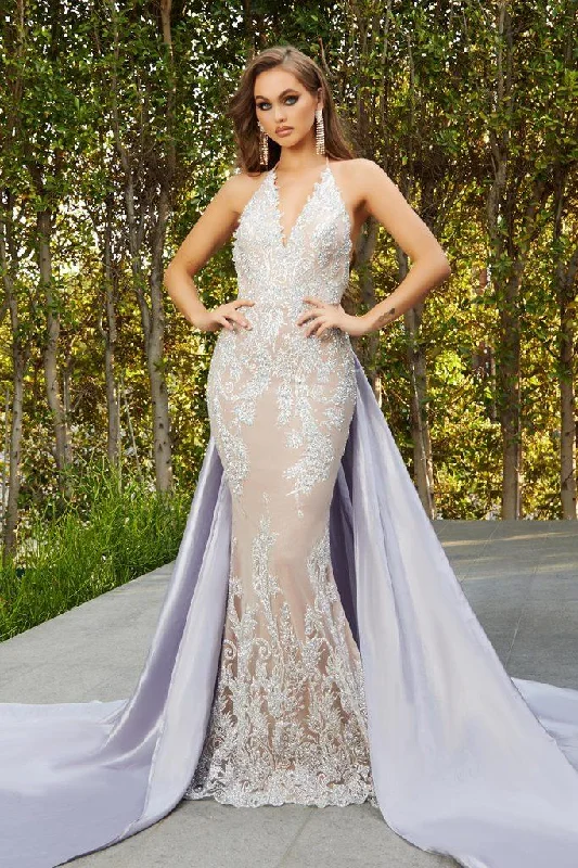 Slit Gown Portia And Scarlett 21040 Prom Long Formal Dress