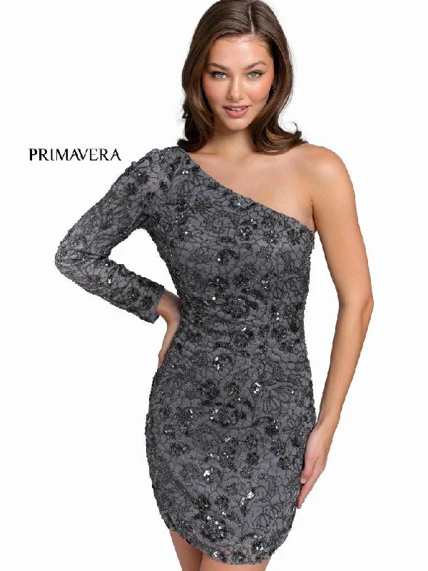 Long Sleeve Dress Primavera Couture Homecoming Short Dress 3865