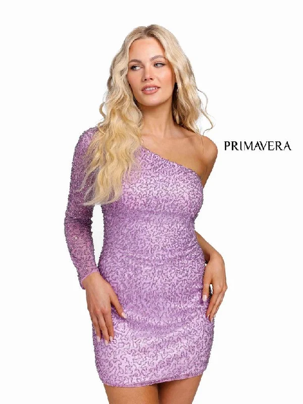 Bodycon Gown Primavera Couture Prom Short Beaded Dress 3849