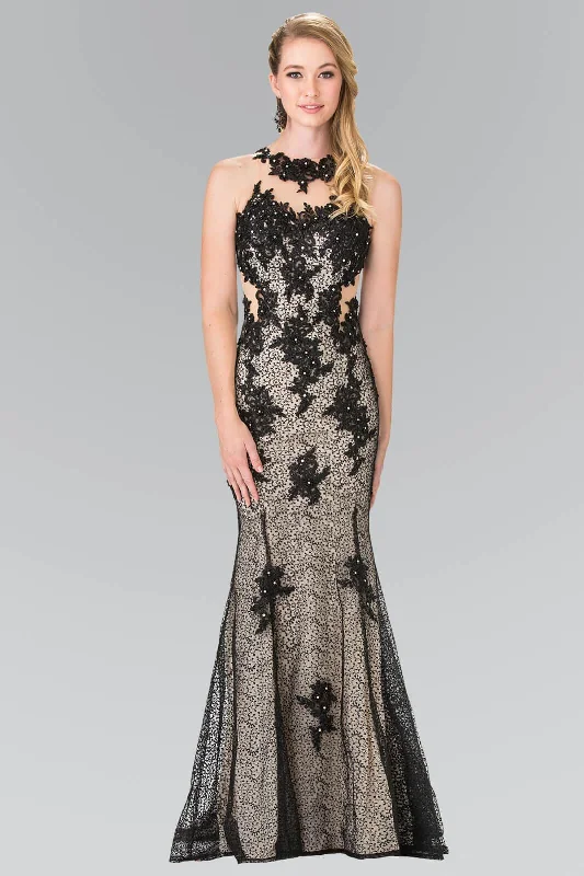 Open Back Dress Prom Long Dress Halter Homecoming Mermaid Lace Gown