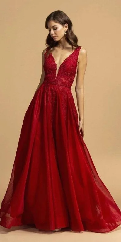 Elegant Evening Dress Prom Long Sleeveless Formal Dress