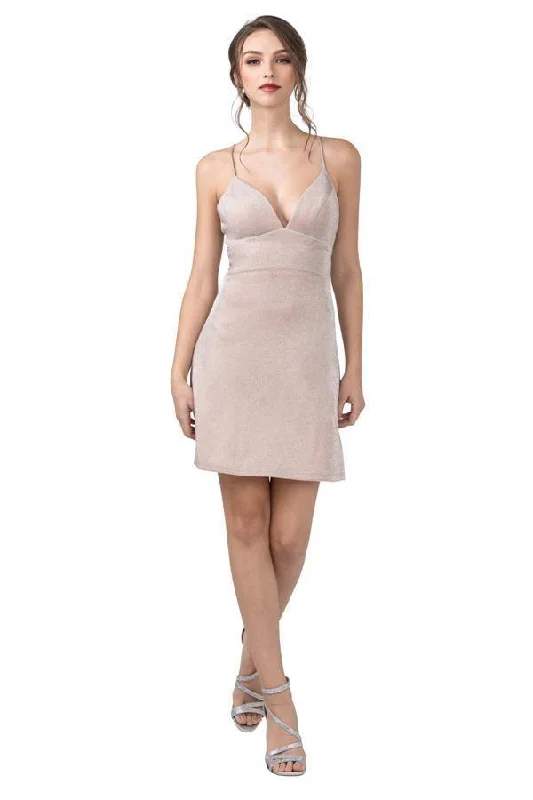 Chic Maxi Dress Prom Short Spaghetti Straps Homecoming Dress